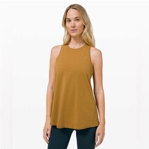 LULULEMON Squads Goal Brown Tank NWT